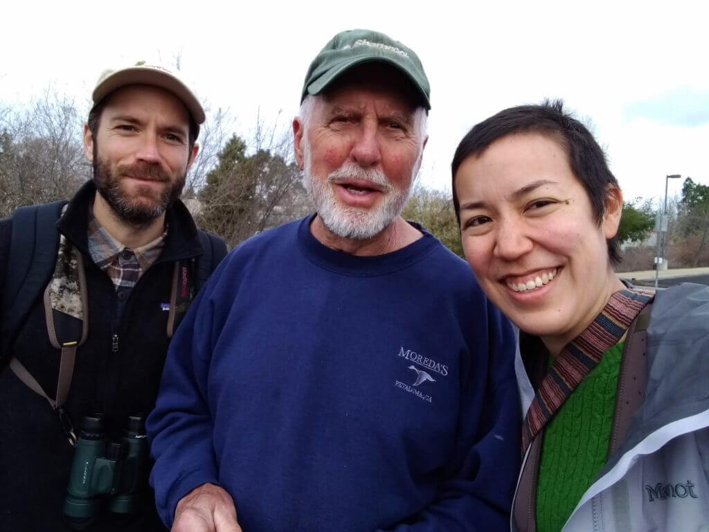 Birding Ellis Creek bird survey with leader Andy LaCasse in Petaluma, California