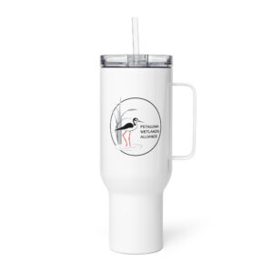 40 oz. Travel Mug with a handle