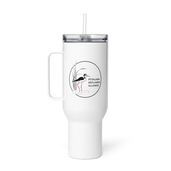 40 oz. Travel Mug with a handle - Image 3